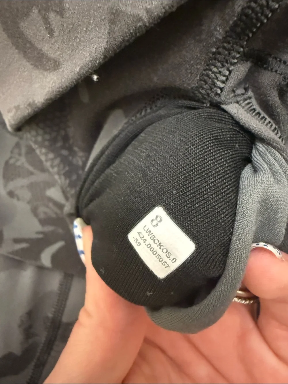 lululemon athletica Gray Camo High-Rise Leggings